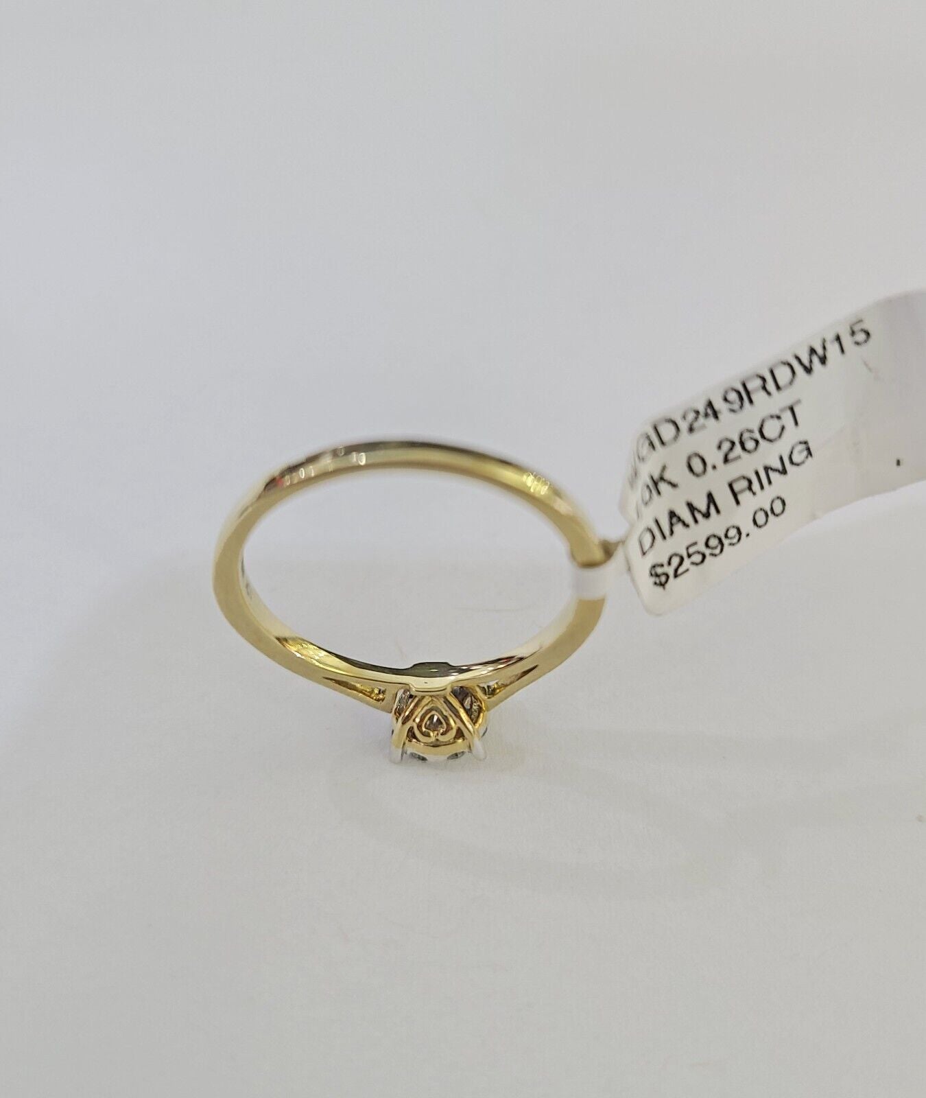 Real 10k Yellow Gold Diamond Ladies Ring Flower Shaped Women Engagement Casual - Reva Jeweler