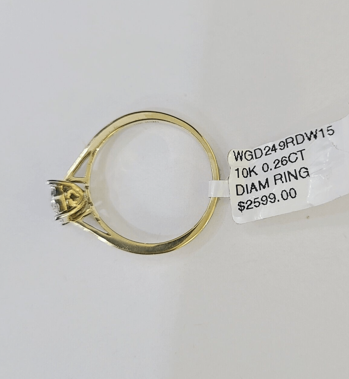 Real 10k Yellow Gold Diamond Ladies Ring Flower Shaped Women Engagement Casual - Reva Jeweler